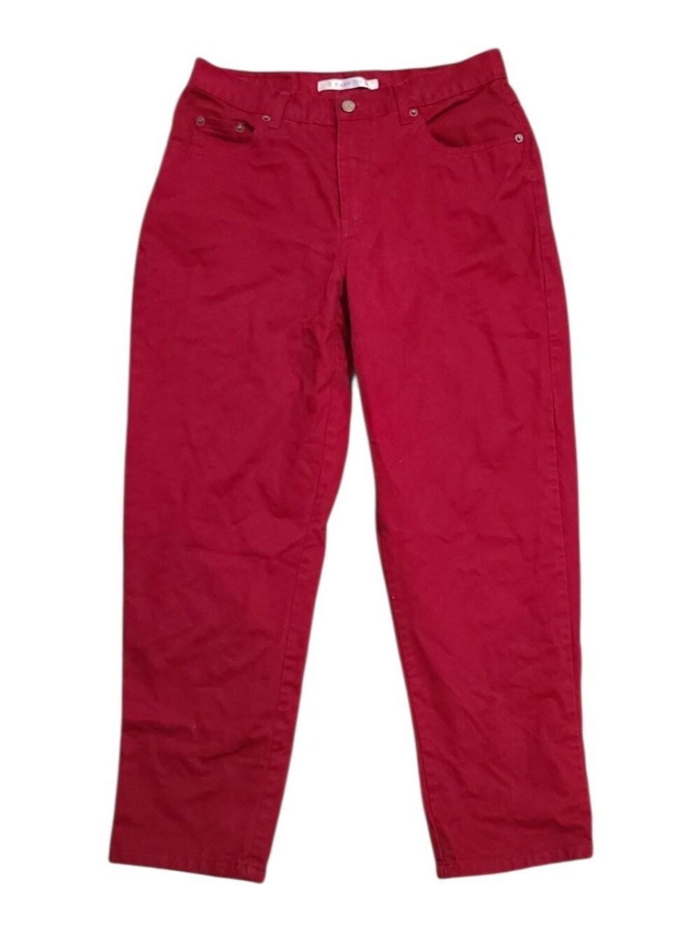 Bill Blass JeanWear Easy Fit Red Barrel Leg Jeans sz 10 (6)